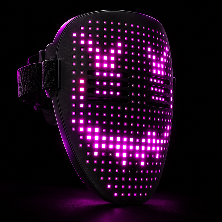 GLITCHMASK — Masque LED à détection de gestes