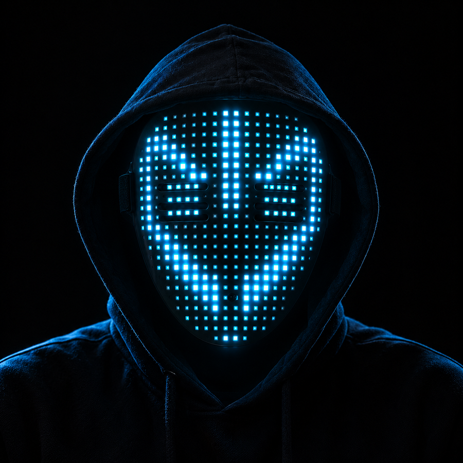 GLITCHMASK — Masque LED à détection de gestes